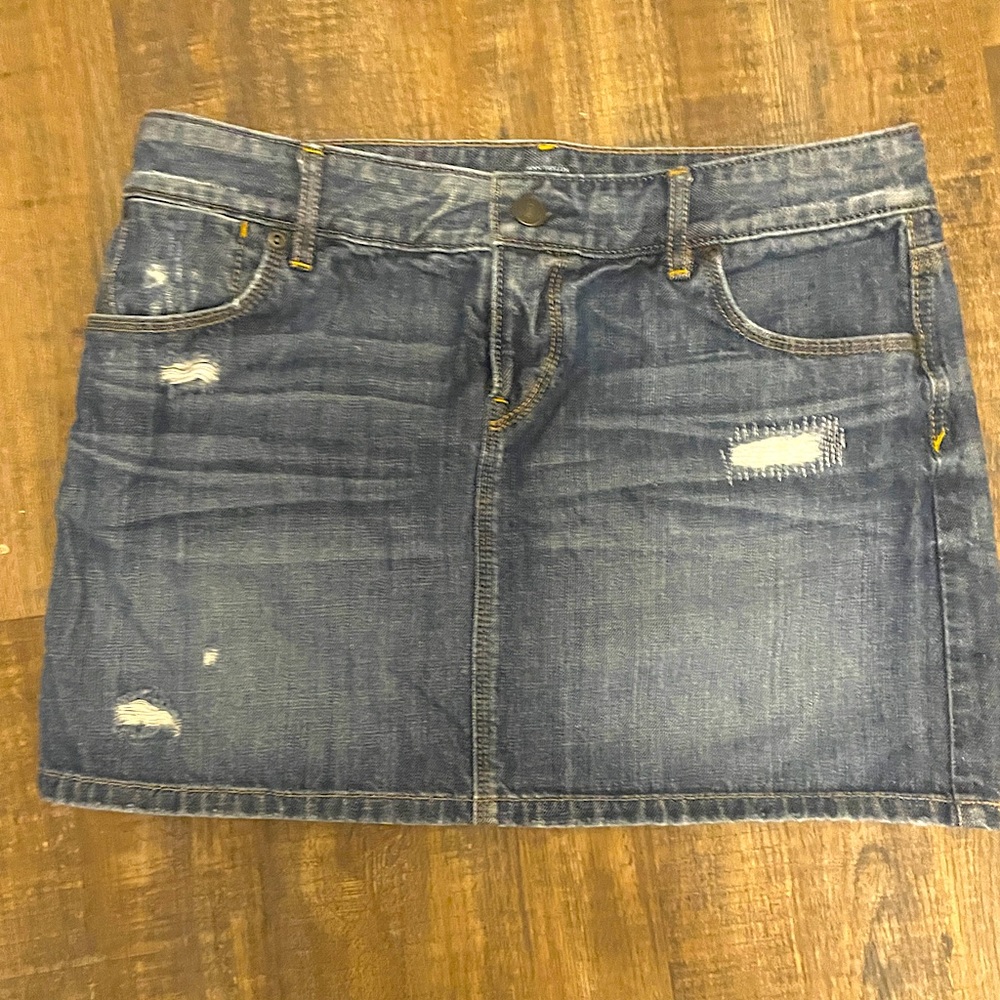 LOFT Denim Mini Skirt Sz. 4